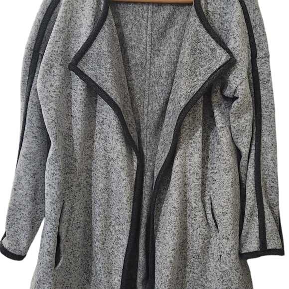Banana Republic Gray Oversized Open Front Cardigan Jacket. Size M - Picture 3 of 8